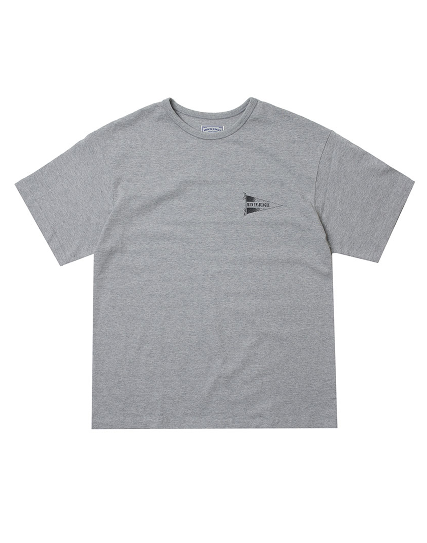 [MIJ] Pennant T-shirt - Melange Gray